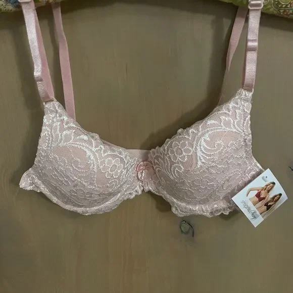 NWT Smart Sexy Women’s Lace Padded Bra 32B Lingerie - Picture 2 of 6